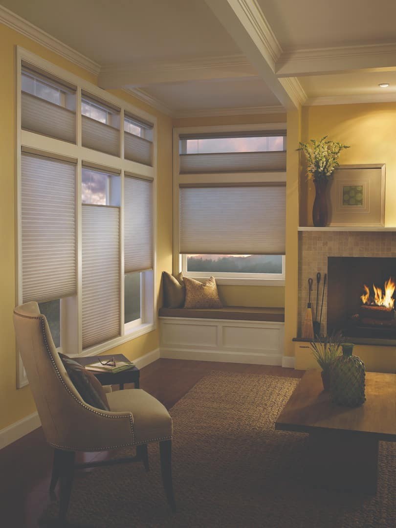 Energy-saving style with honeycomb shades, blackout cellular shades, featuring blinds near Silver Spring, Maryland (MD)