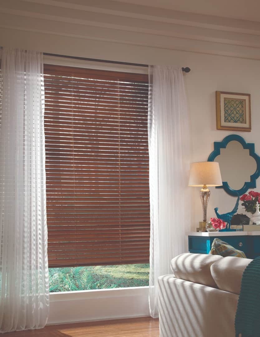 Parkland® Wood Blinds near Silver Springs, Maryland (MD) with wooden blinds and wood blinds.