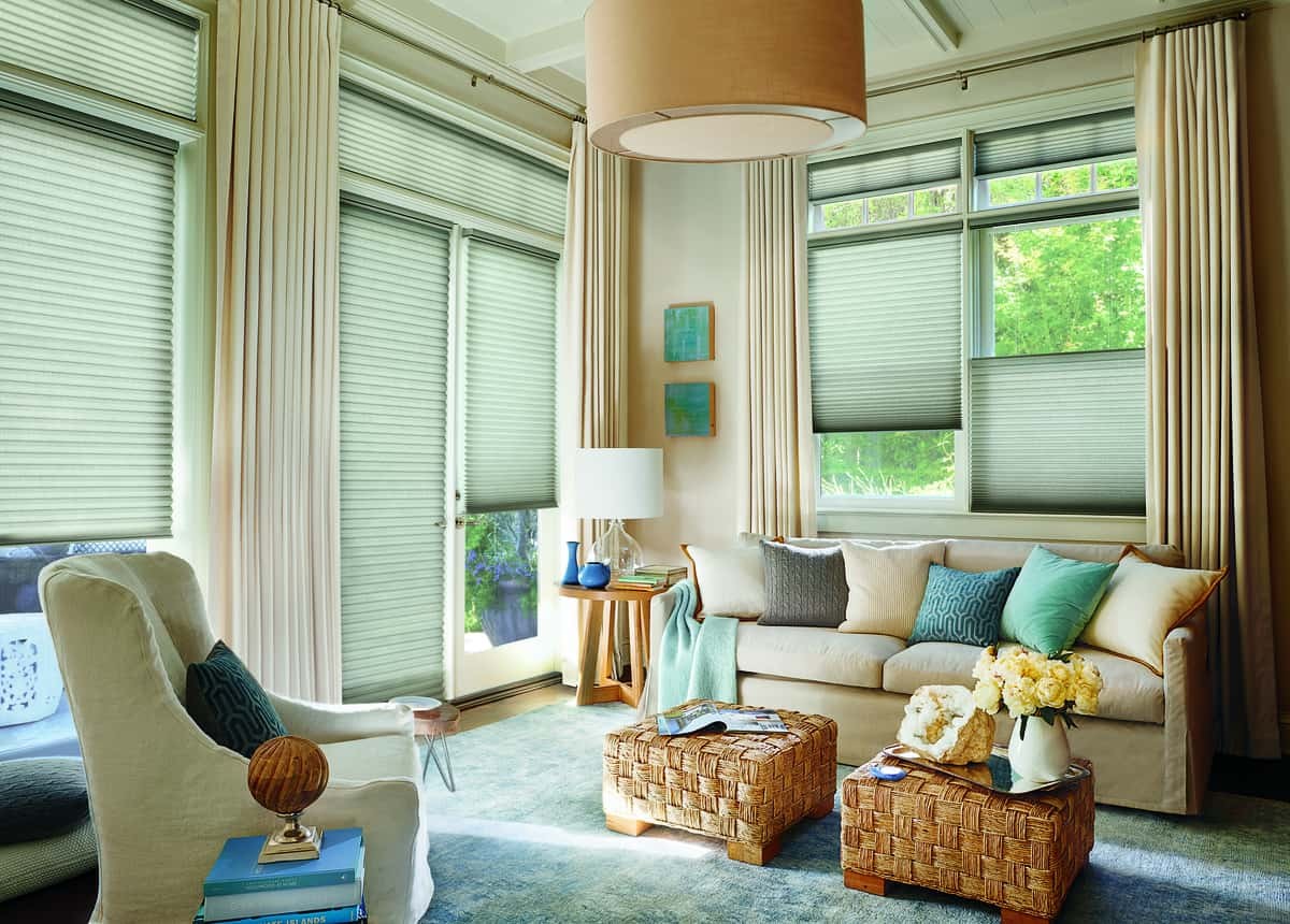 Hunter Douglas Duette® Honeycomb Shades Silver Spring, Maryland (MD) honeycomb blinds, cellular shades, cellular blinds.